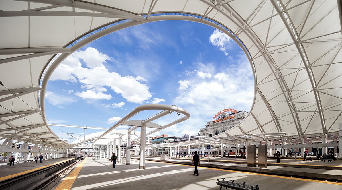 SOM_Design's tweet photo. See the Train Hall at Denver Union Station in @Architizer's feature on tensile fabric architecture. https://t.co/Luni9ARmXF https://t.co/fZAUJUMXpE