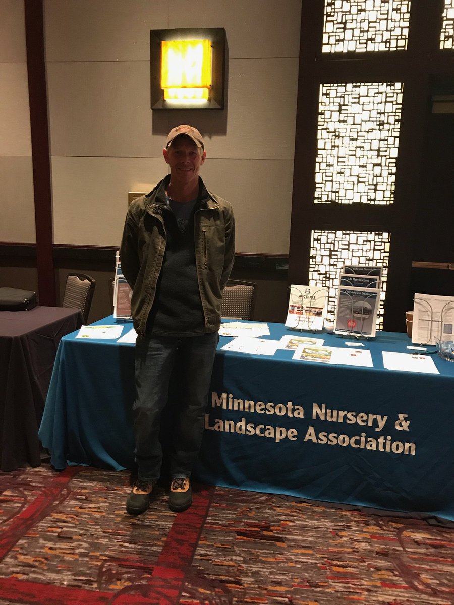 MinnesotaNLA's tweet photo. A few more photos from the @Gertens Expo today.  @urbanturfmn Sam Bauer presents to attendees on #turf, the team from Dirty Boys Landscaping stopped by, and we got our newest #MNLAMember - Brian from Impressions Outdoor Living. #Welcome! https://t.co/9ECHycFRvL