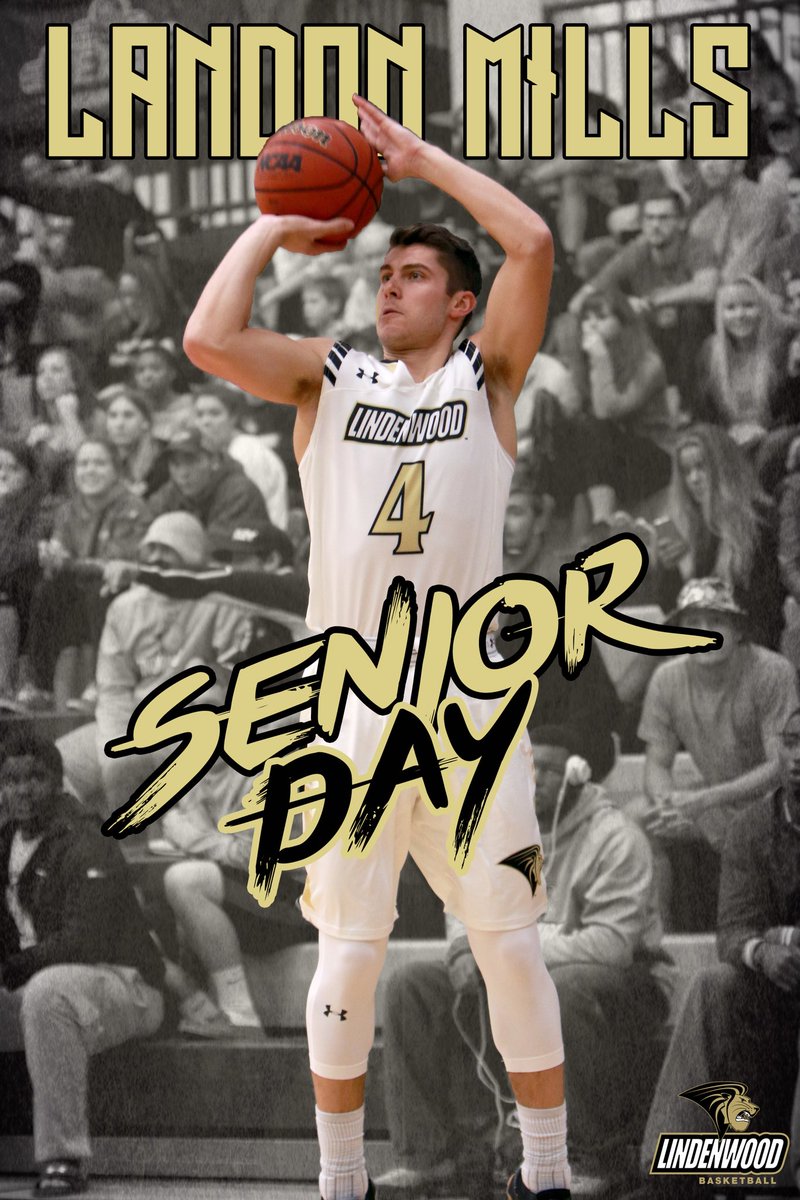 LUMensBball's tweet photo. Join us in honoring our senior Landon Mills at tomorrow’s game. Tip-off set for 3:30 PM against Missouri Western! #OneRoar https://t.co/jxMDeQQ0gX