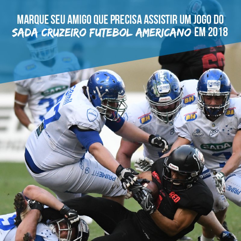 Sadaeagles_fa's tweet photo. Neste ano queremos trazer a Nação Azul para torcer ainda mais pela bola oval. 👊🏈 Falta menos de um mês para o primeiro jogo do SADA Cruzeiro FA pelo Campeonato Mineiro de Futebol Americano! 💙 Foto: João Guilherme Oliveira https://t.co/QYyC4iSE0i