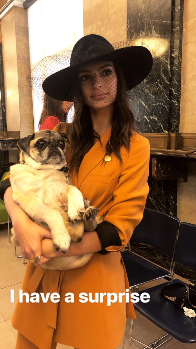 fashHUN_'s tweet photo. Emily Ratajkowski getting married in an orange suit and a black veiled hat is an official mood from now on https://t.co/LBzIsOHH6l