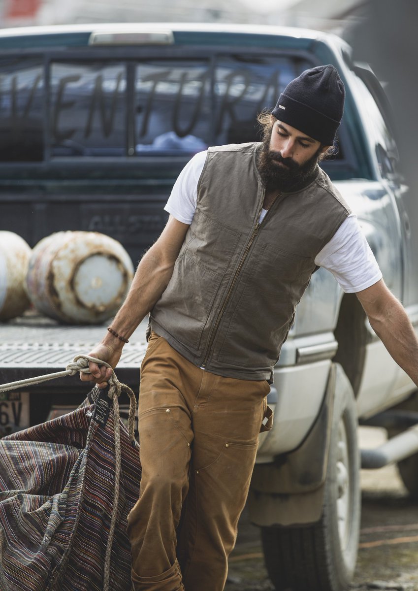 filson dry wax work vest