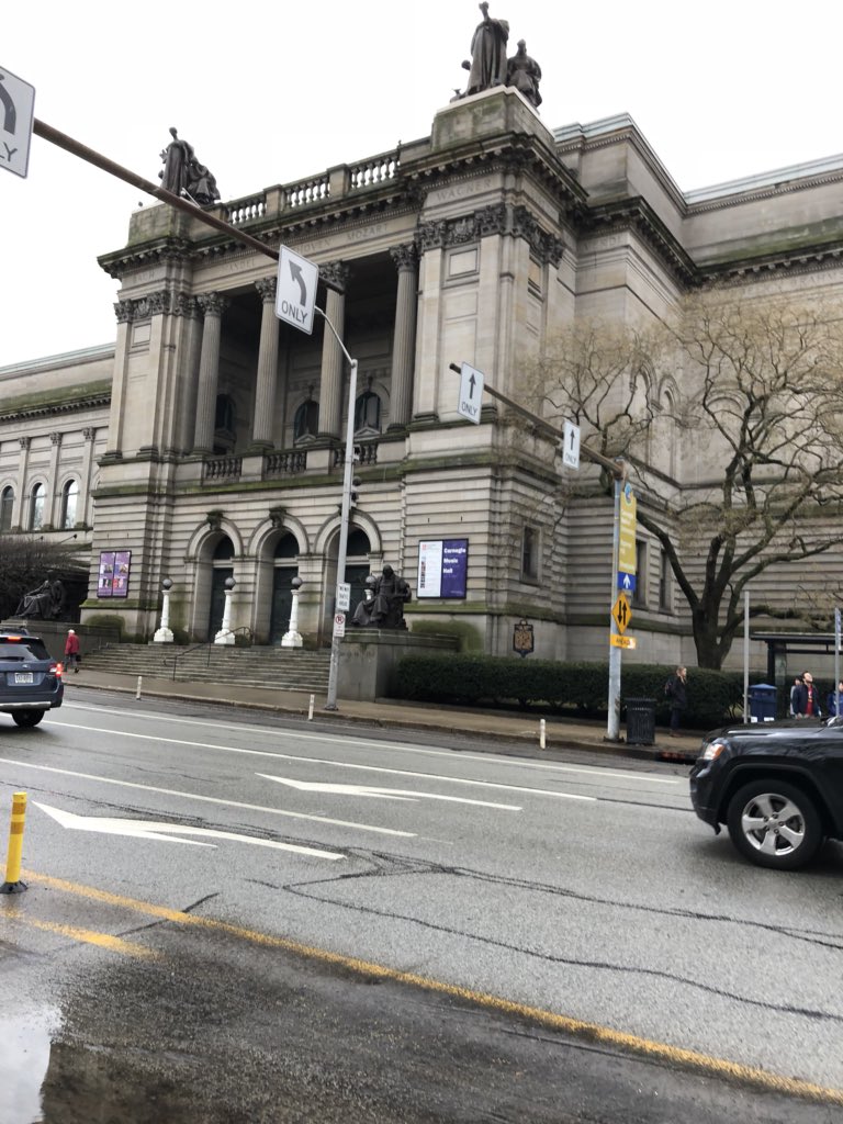 Dedalvs's tweet photo. Here I am at the dance academy (a.k.a Carnegie Music Hall). #Flashdancetour https://t.co/70QQx9ByRW