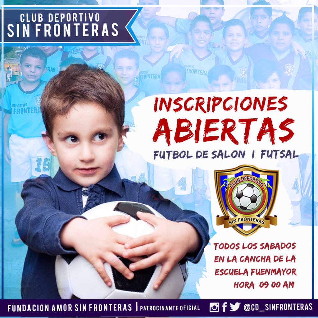 CD_SinFronteras's tweet photo. INSCRIPCIONES ABIERTAS https://t.co/fgzH7kAHZ0