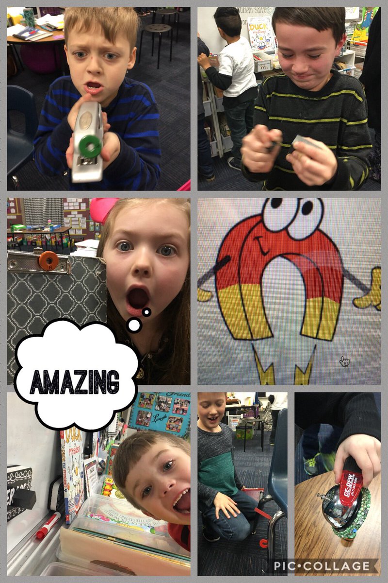 OCTWeston's tweet photo. Have you ever seen a magnet pull this way and that way? A magnet has action- it’s called attraction! We had a blast discovering ‘this and that’ today!#oct4u https://t.co/SpcR6pkC41