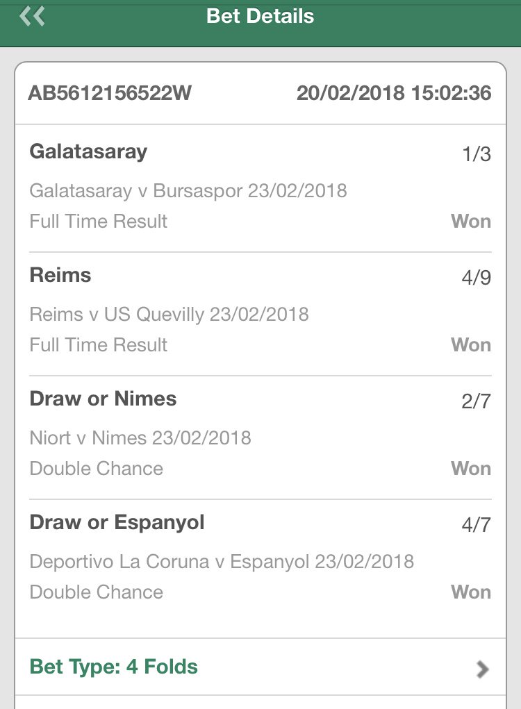 AccaDooBets's tweet image. AccaBOOM! 3/1 Tip of the Day comes in nicely 💵💵💵 

⚽️ Saturday’s tips online now 👊

#freedailytips