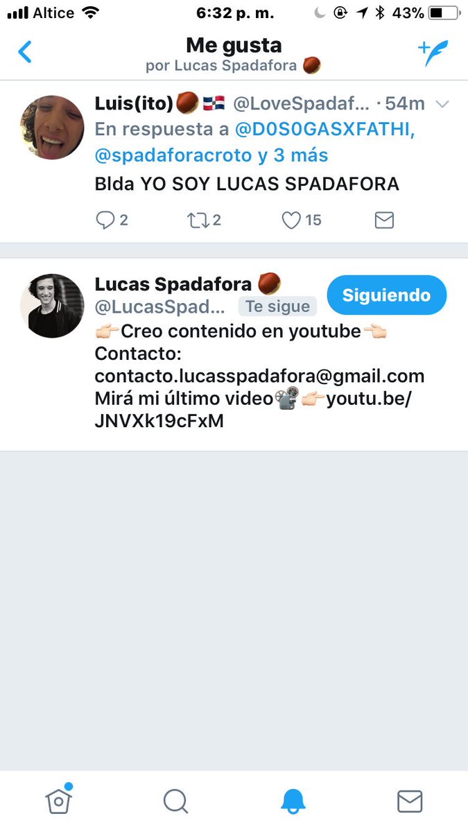 SPADAPIJA's tweet image. Esta vez si fue el verdadero @LucasSpadafora te amooooooo😍😍😍😍