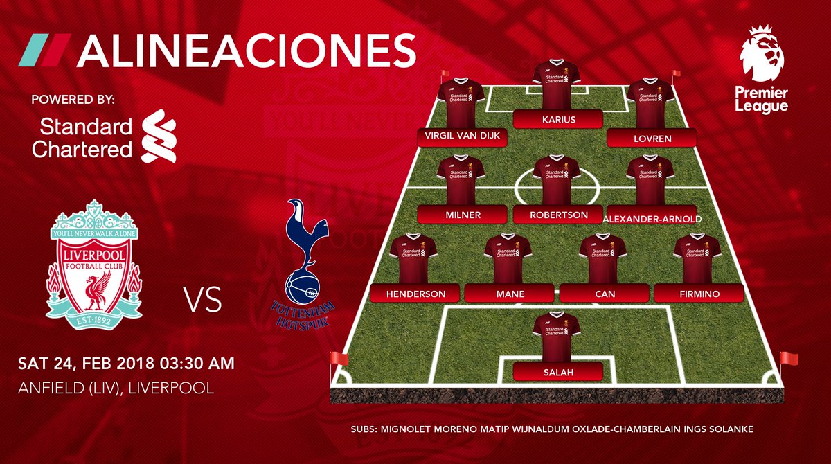fastfor_me's tweet photo. #PremierLeague #LIVTOT Alineaciones
@LFCEspanol 0-0 @SpursOfficial https://t.co/eqeHhy2yhO