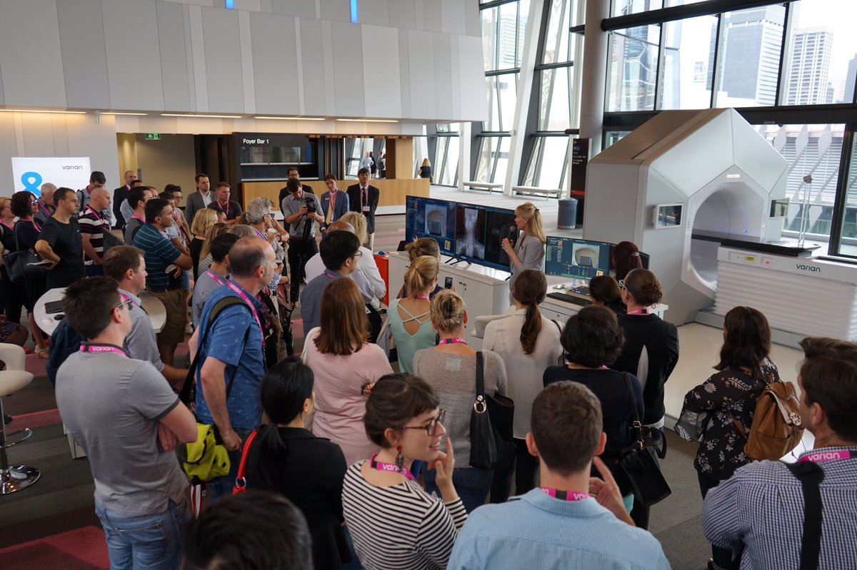 VarianANZ's tweet photo. Halcyon Demos have been extremely popular at this years Oncology Summit. Make sure you see the team at registration to book yours today. #OncSummit18 #varian https://t.co/o5wjxNrasv