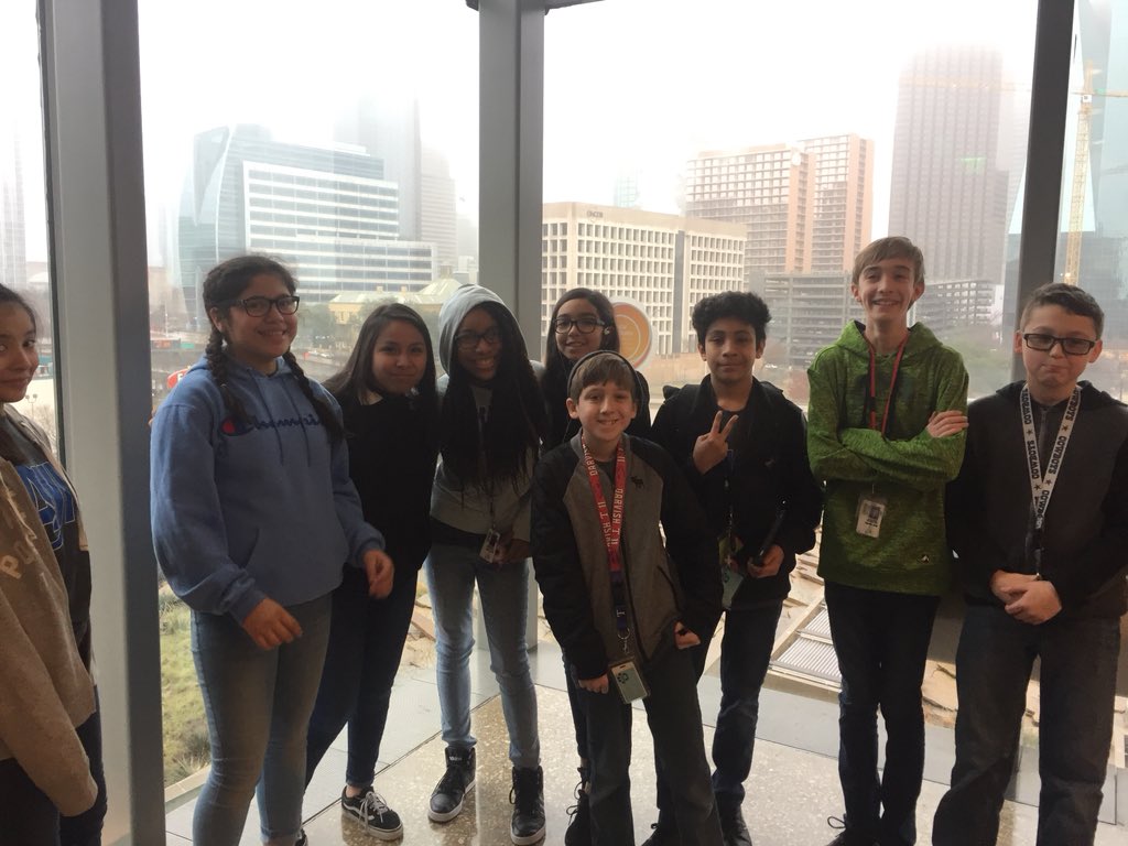 ApolloAVID's tweet photo. Another fun trip to the Perot Museum. @1Coach_Adams even lead a team builder after lunch. @Apollo_JH https://t.co/6g43V6ccVS