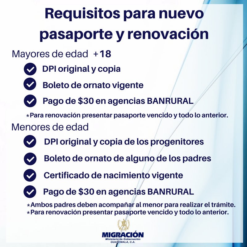 Tramitadores de visas en guatemala