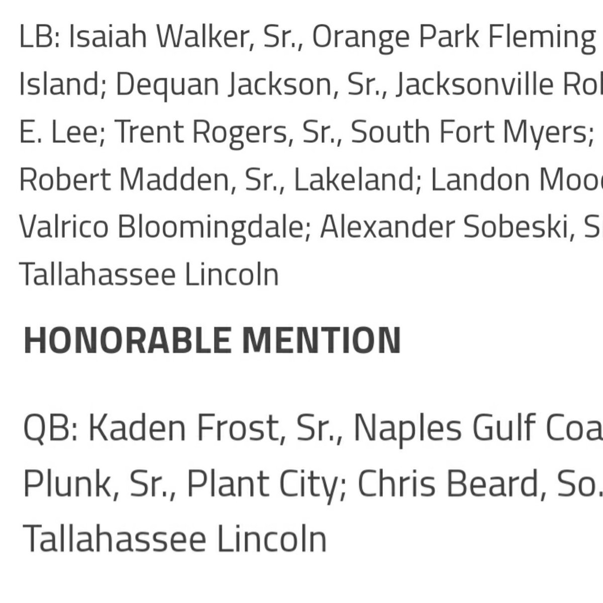 CoachQGray's tweet photo. Congrats to @_ChrisBeard8 and @asobeski1 for being named to the Honorable Mention List for the class 7A All-State team.... #3838 #TrojanPride #TrojanGang https://t.co/PZ9020hjO1