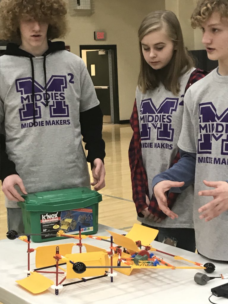 Mackinstruct1's tweet photo. MMS students compete!  This is STEAM at its best- teamwork, problem solving and creativity. https://t.co/uCXZtVCgeR