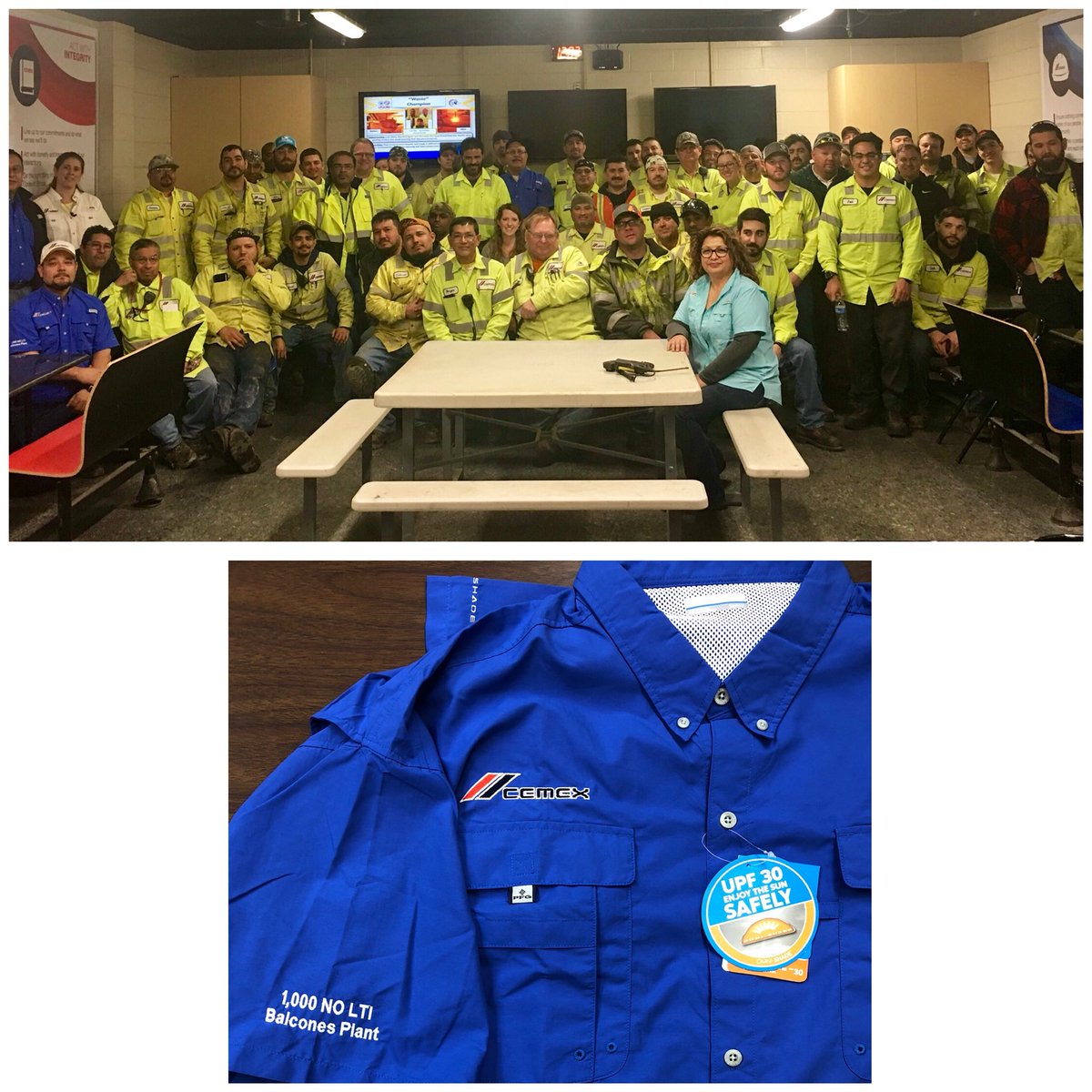 1051 days since last LTI celebration @Balcones4818 This team is committed to their safety.  @hbolioa @CEMEX_USA #zero4life