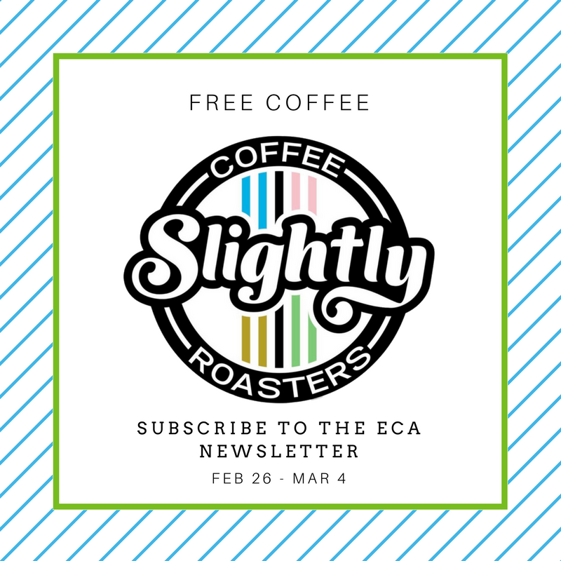 EugeneCivic's tweet photo. Subscribe to the ECA newsletter and earn a free coffee beverage from @SlightlyCoffee https://t.co/kN1J9zdlk6 https://t.co/w2d71Cl3nH