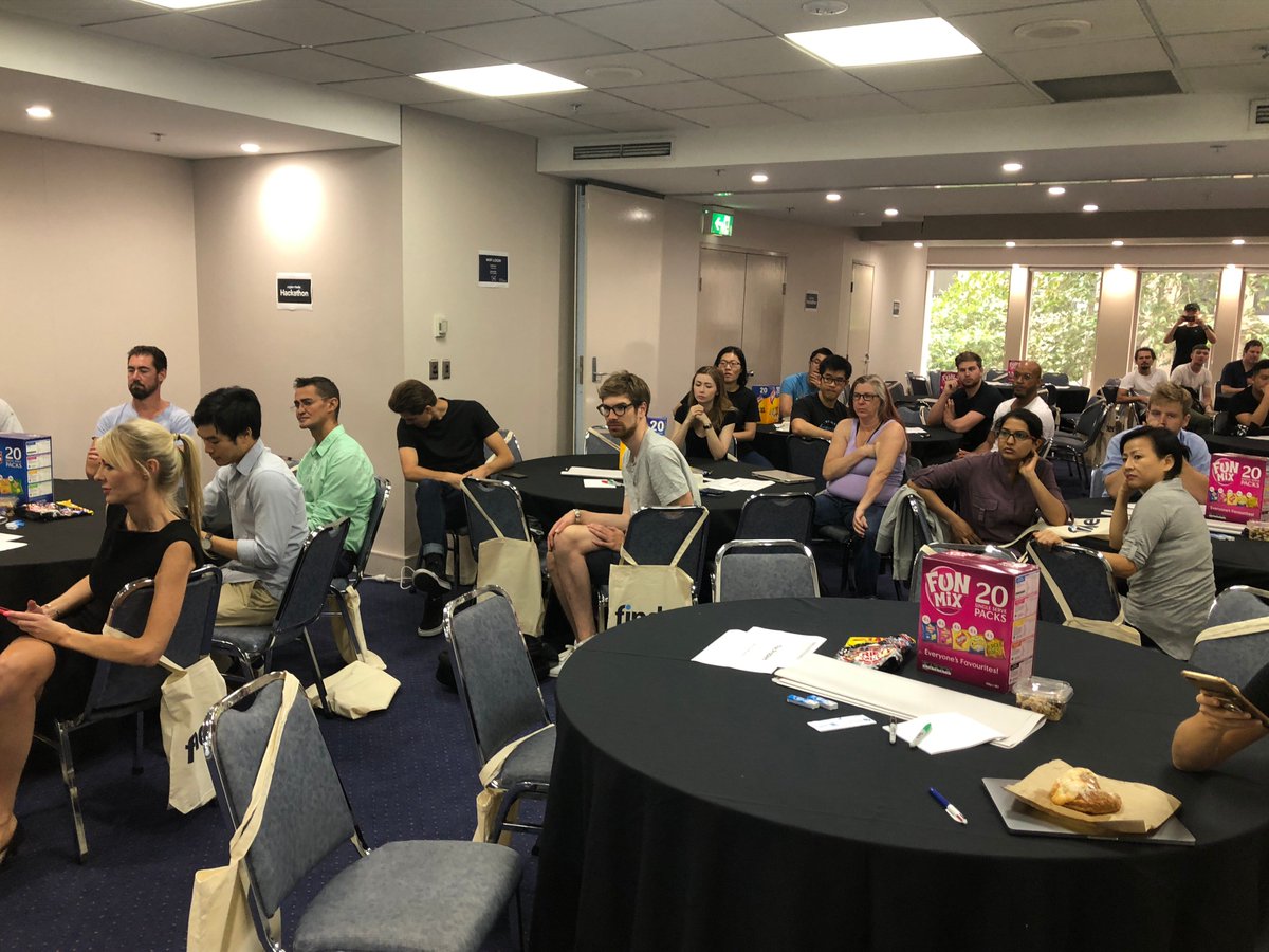 Schebesta's tweet photo. The #Hackathon has LAUNCHED. Lots of ideas flying around, 8.5 $ETH up for grabs #cryptofinder https://t.co/Nghfmqv7WX