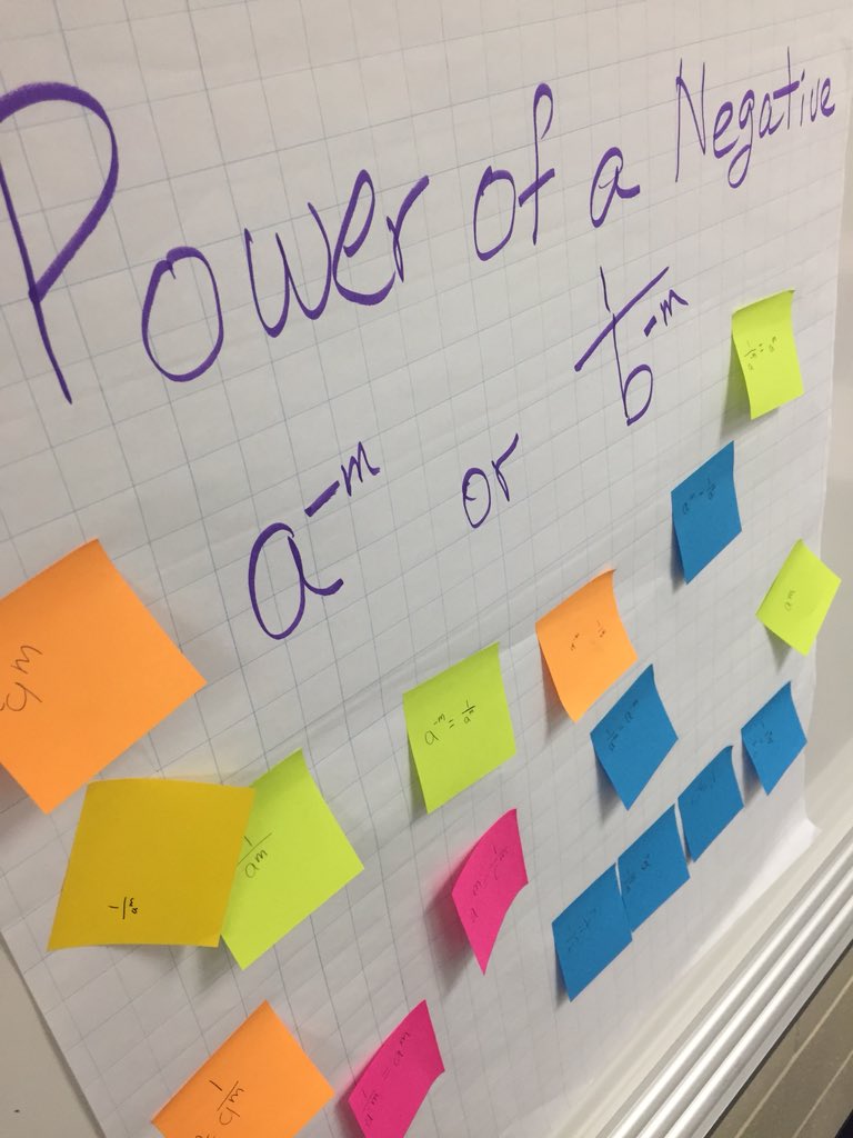 PalkerMath's tweet photo. Algebra 2 making conclusions about exponential rules! #CyRanchMath @cfisdmath @MrsRuthieFord #palkermath https://t.co/CyyoQTQihA