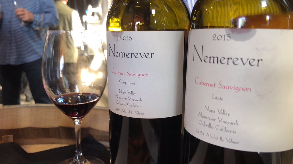 Nemerever Vineyards Cabernet Sauvignon at the 2018 Oakville Wines Premiere Napa Valley Tasting.

#pnv18 #premierenapavalley #premierenapavalley18 #oakvillewine #napavalley
