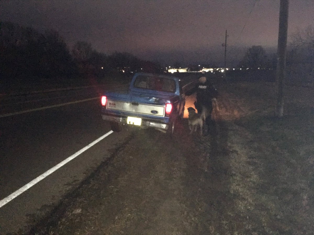 K-9 Officer Kimbo working enhanced traffic enforcement