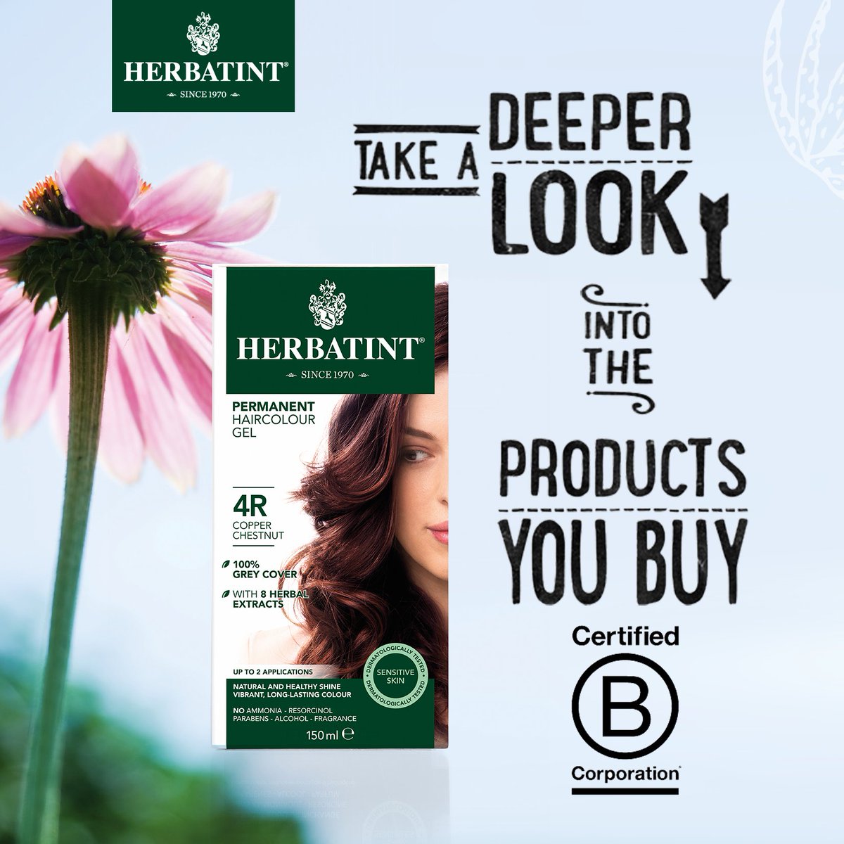 #BCorp #BCorpMonth #reinventingbusiness #betterforbusiness #herbatintusa #madeinitaly #bioforceusa #natural #hairdye #haircolor