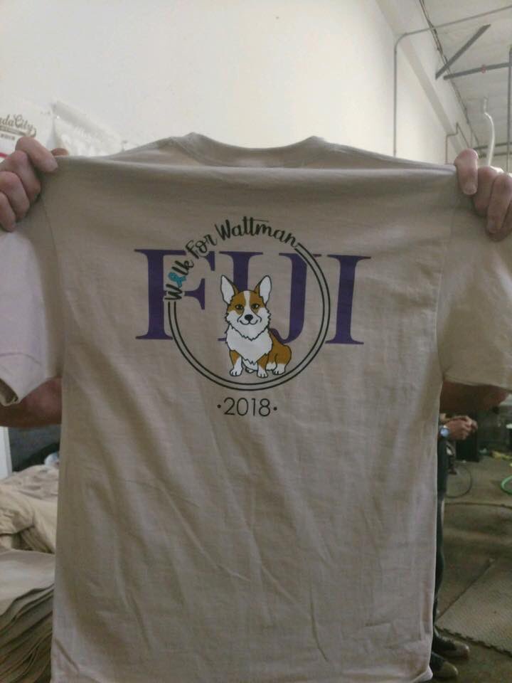 Walk for Waltman T-shirts will be on sale starting Monday, February 26th until the walk! Check out the new design! Location is to be announced...