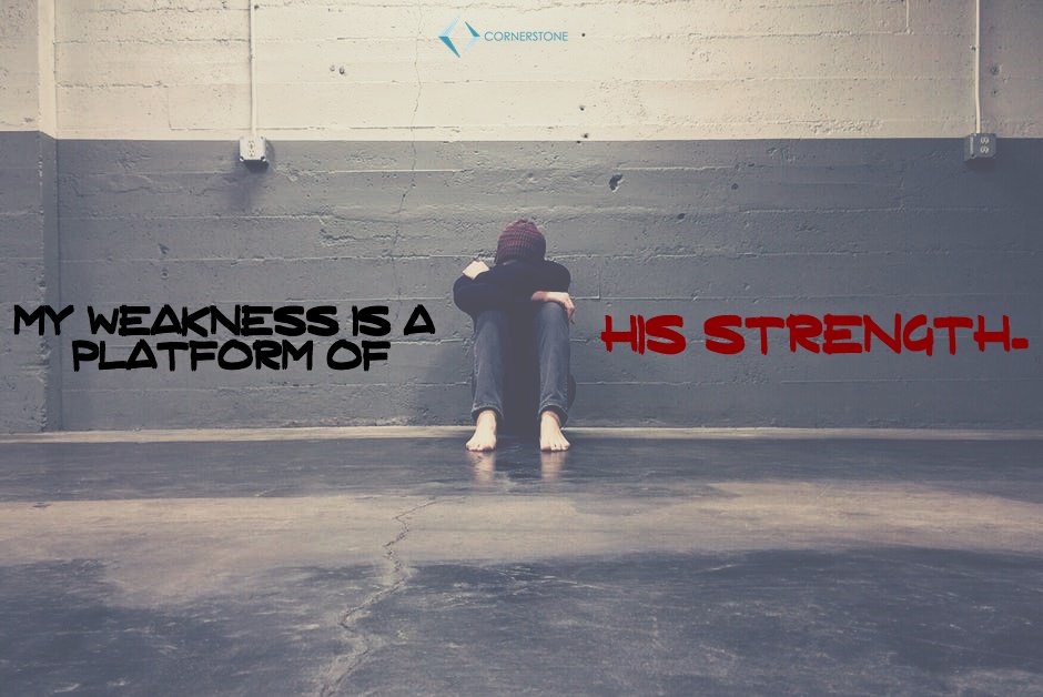 ch_cornerstone's tweet photo. For when we are weak then we are strong! https://t.co/Mwr2vMPEXo