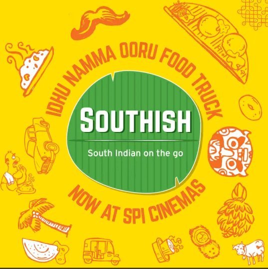 VenkatRamanan_'s tweet photo. #Southish, @sathyam_cinemas Cinemas 's very first #FoodTruck dishing up an array of South Indian specials from fluffy #Idlies to #kozhi roast.
Currently stationed at the #SathyamCinemas Parking Complex, the truck is operational from 5pm to 11pm on weekdays & until 1am on weekends https://t.co/kXDdpus1hj