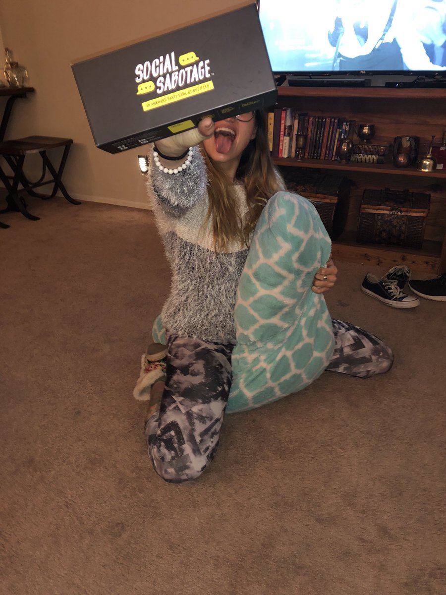 SarahVazquezz's tweet photo. Dont know if y’all have ever played this game, but it just started and I had to post a picture “riding something that shouldn’t be ridden” 😂 #girlsnight https://t.co/Z3NQkLPlFK