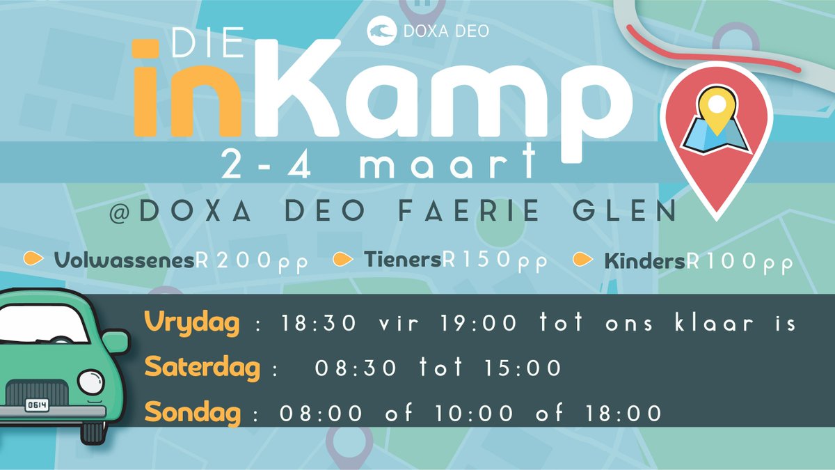 Oor 'n week het ons die InKamp! Maak seker om more vir jou en jou gesin kaartjies te koop!