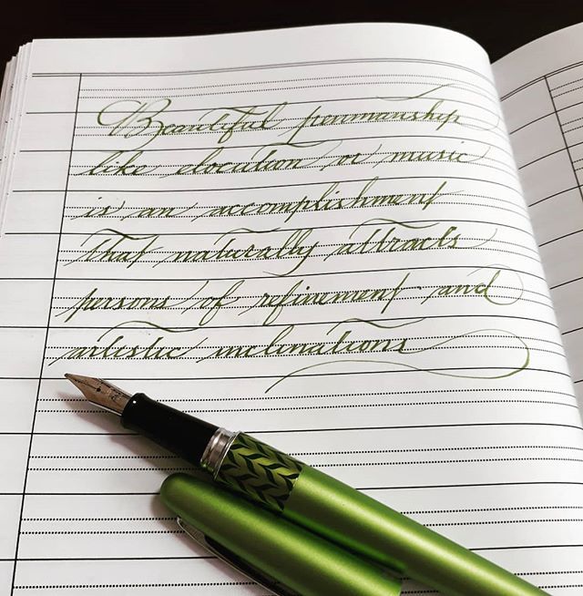 girnar_id's tweet photo. Back to basics....#calligraphypractice #spencerian #penmanship #takeprideinpenmanship #thedailycalligraphy #dippen #pointedpen #ornamentalpenmanship #florishforum #calligrafriends #beautifulwriting #artist #artistic #art #artwork #creative #ink #typograp… https://t.co/oZOdDJwLf9 https://t.co/L9XZdLPAVT