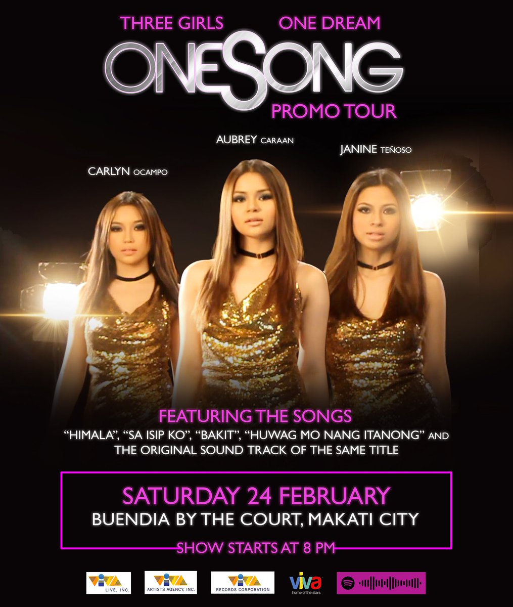 StudioVivaPH's tweet photo. #OneSongTour tonight with @@carlyncabel, @Itsmeaubreyc & @_janinekris in Buendia Food By The Court! ❤️ https://t.co/wYApfemWoi