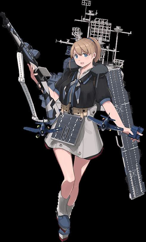 Kei しばふ絵のイントレピッド 確かに今までのしずま絵の米艦娘と違和感があるって意見はわかるんだけど 絵のクオリティが低いとか言ってる連中はどうかしてると思う