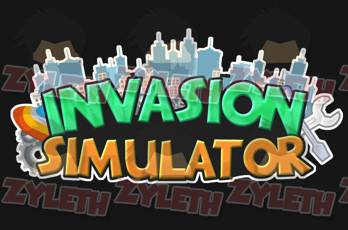 Zyleth On Twitter Ayyy Nother Logo Commission For Are Gamestweets New Game Invasion Simulator This One Was A Ton Of Fun To Do As It S Quite Cartoony And Cute Took Me About 2 - roblox game logo