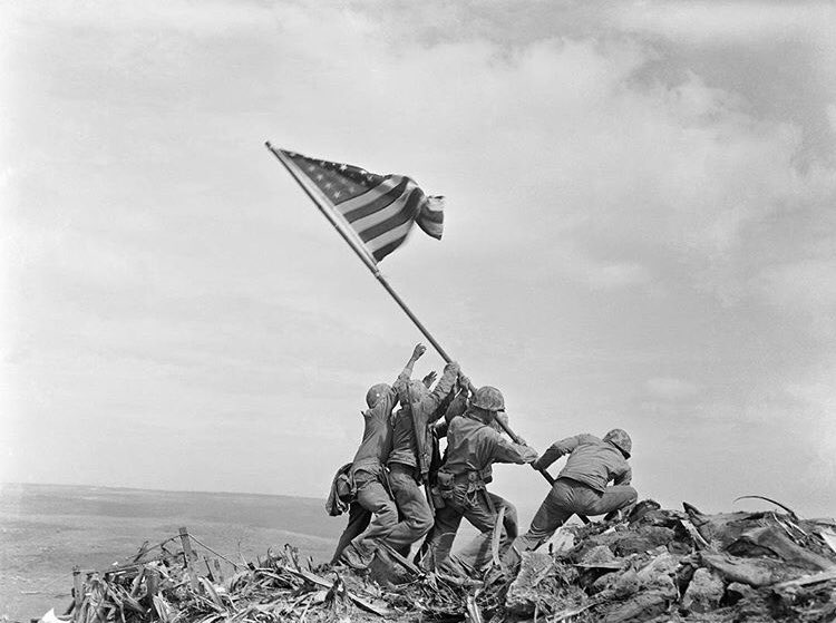 Today marks 73 years since our U.S. Marines captured Mount Suribachi, raising two flags over Iwo Jima. God Bless all our warriors, past and present.