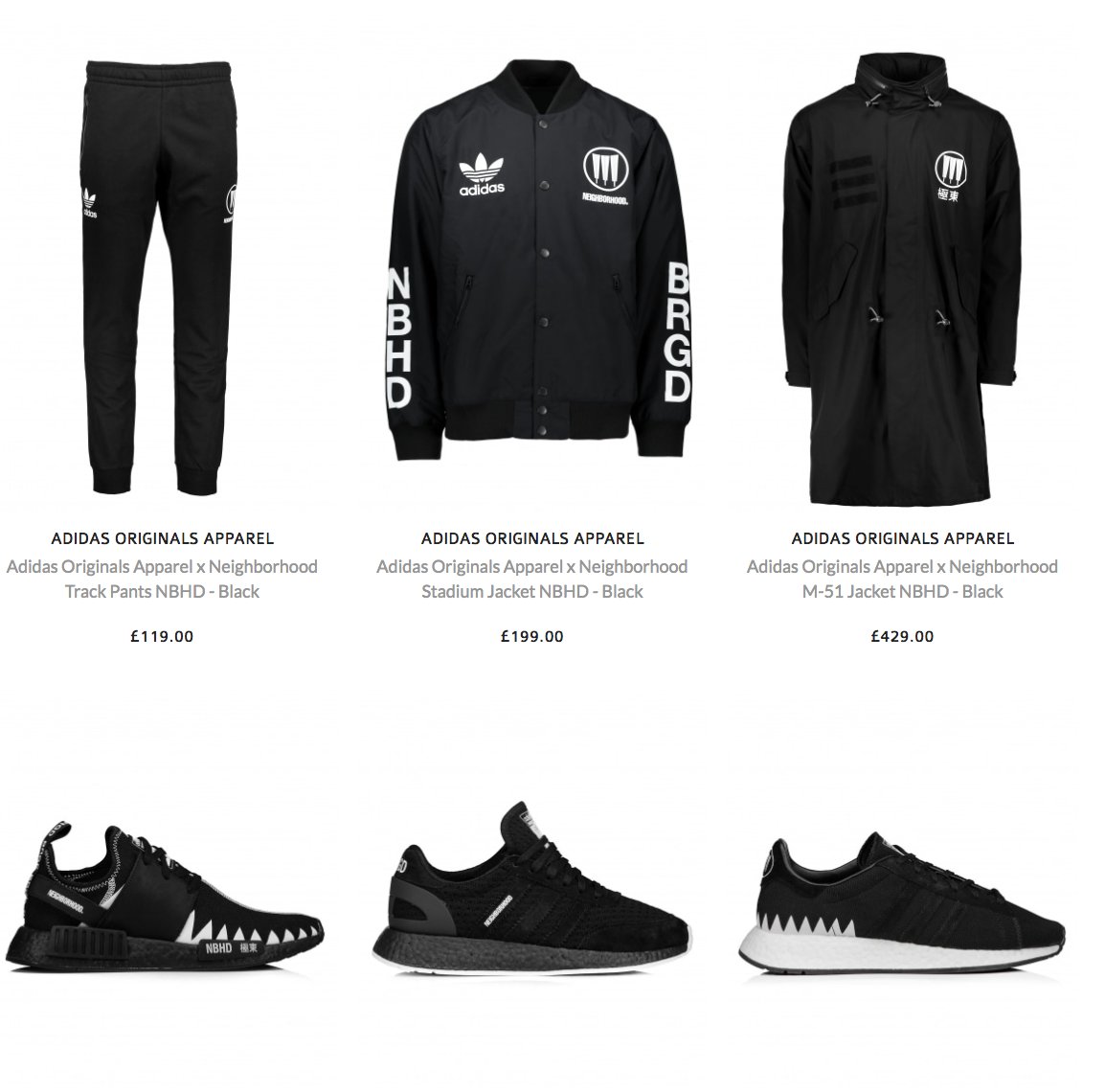 adidas neighborhood stadium jacket