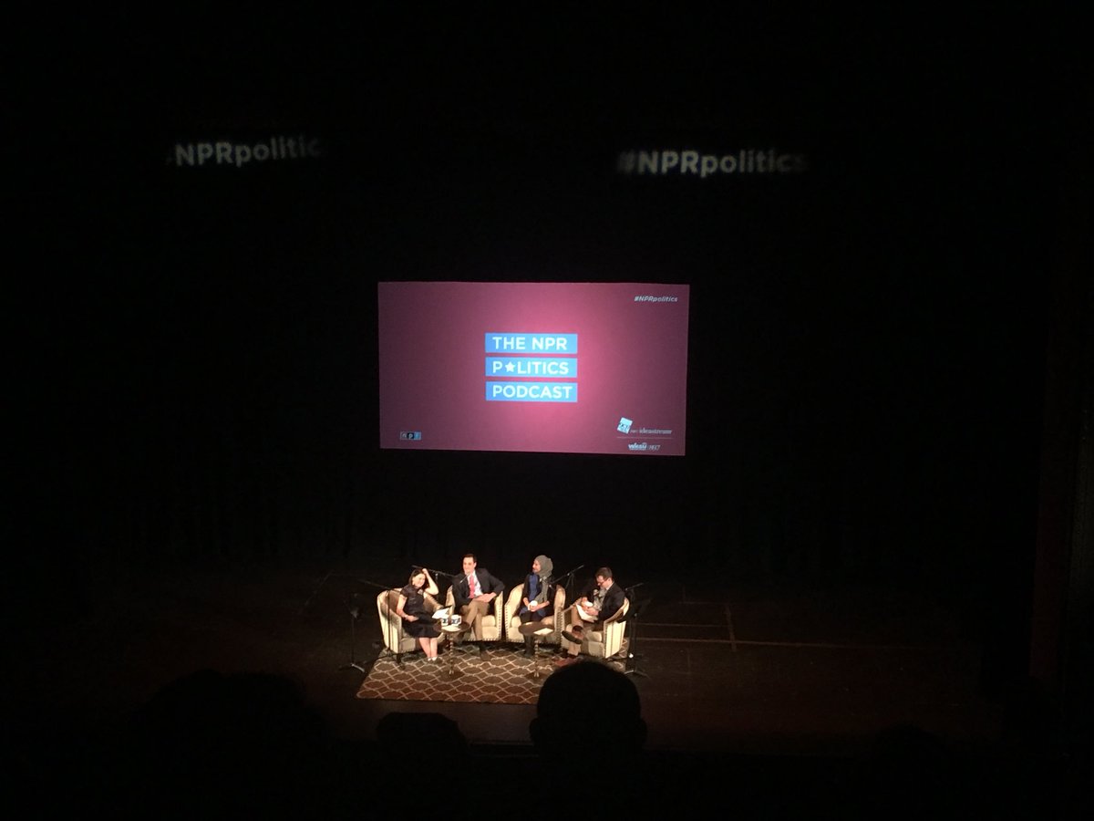 hmbreiner's tweet image. NPR Politics Podcast Live in Cleveland #nprpolitics #npr #ideastream