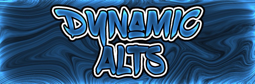 AltsDynamic's tweet image. Finally got our twitter header 👌
