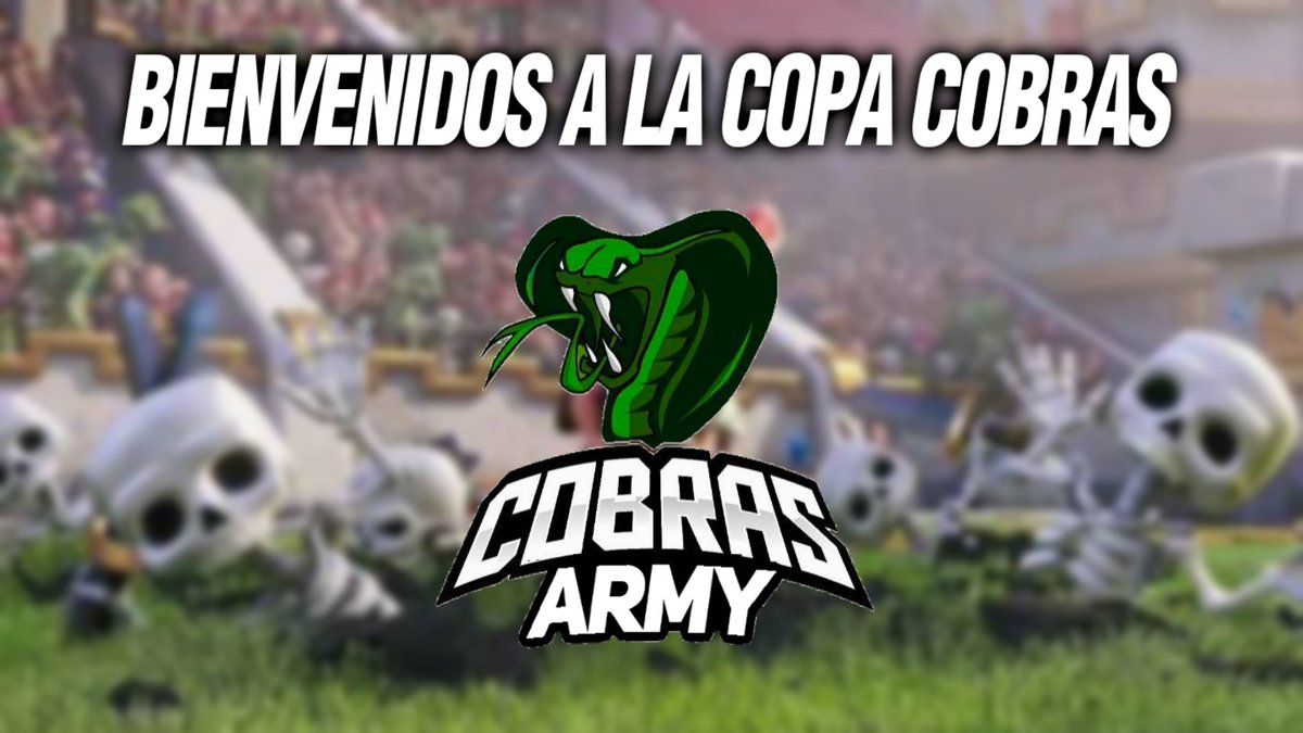 CobrasReales's tweet photo. Él siguiente clan también Viene de la Familia Cobras y ellos son Cobras Army! Bienvenidos! https://t.co/D4SKbzge5T