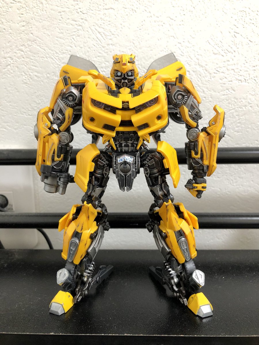 十円禿が出来たユウ Twitter वर Mpm 3 バンブルビーリペイント やっと手に入ったので軽くリペイントと汚し塗装しました ボディの凸部にシルバー アーマー部にサビ 汚し塗装をしました 造形がものすごく良いので少しドライブラシや塗装をするだけでかなり良くなり