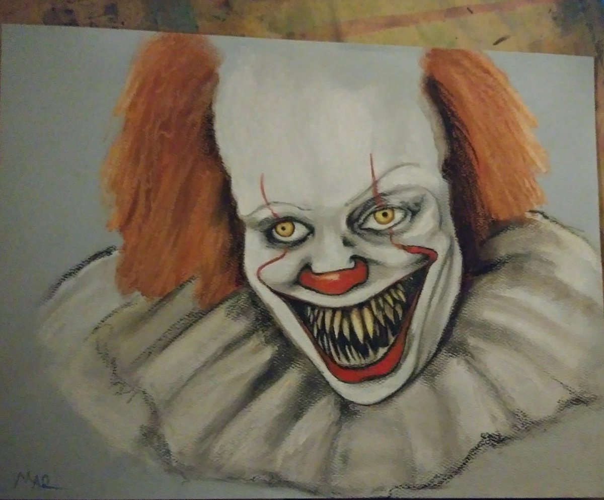 ComicArtbyMAR's tweet photo. WIP bedtime sketching pennywise on Strathmore pastel @comicartbymar
#art #artistsoninstagram #movies #photooftheday #pastelpainting #it #clown #love #pennywise #fanart #instaart #creative #artwork #artist #artinspiration #artinprogress #carveouttimeforart #livecolorfully https://t.co/0xf1qhHfrl