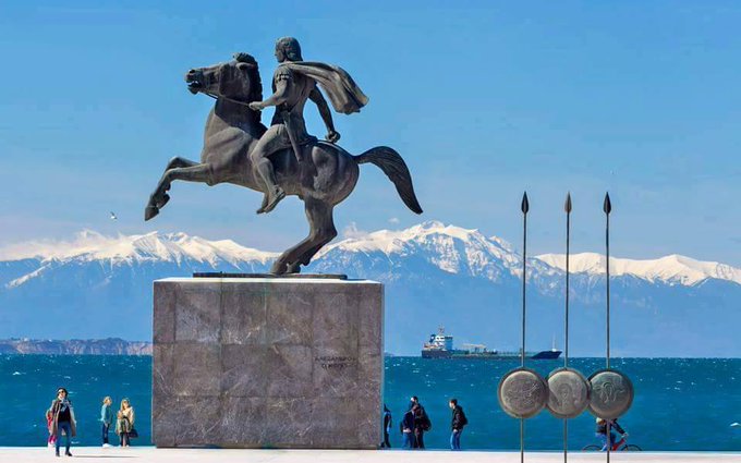 alexandramaceg1's tweet image. #Macedonia greatings my friends from our #macedonian 🇲🇰 🇲🇰 solun ocupaed by greek terrorist