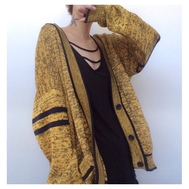 _PARK_matsuyama's tweet photo. CARDIGAN ￥２００００
🇬🇧SACRED HAWK🇬🇧
https://t.co/syuRk6oWTL
https://t.co/kopADH6bpw
#おすすめ #SACREDHAWK #カーディガン #カーデ #cardigan #yellow #tattoo #メンズ #レディース #コーデ #ファッション #海外ブランド #punk #rock #street #london #coordinate #fashion #愛媛 #松山 https://t.co/6OTmxJVt8E