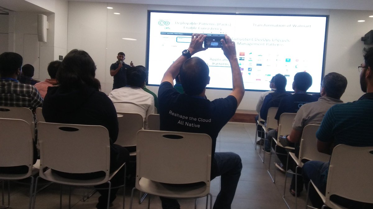 Reshape the #cloud all native , we have <a href="/CloudNativeFdn/">CNCF</a> ambassador @Krish_00 from <a href="/Huawei/">Huawei</a> to talk abt #cloudnative efforts &amp; goals.