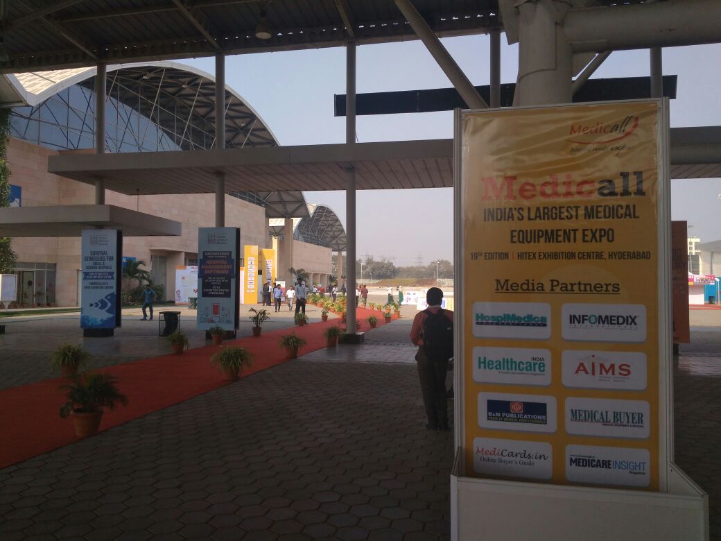 OrthoHeal's tweet photo. #Orthoheal #FlexiOH #Day2 @ #medicall  #medicall2018 at #HitexExhibitionCente #Hyderabad #orthopedics #nextGenCast https://t.co/teNnBaxk0Z