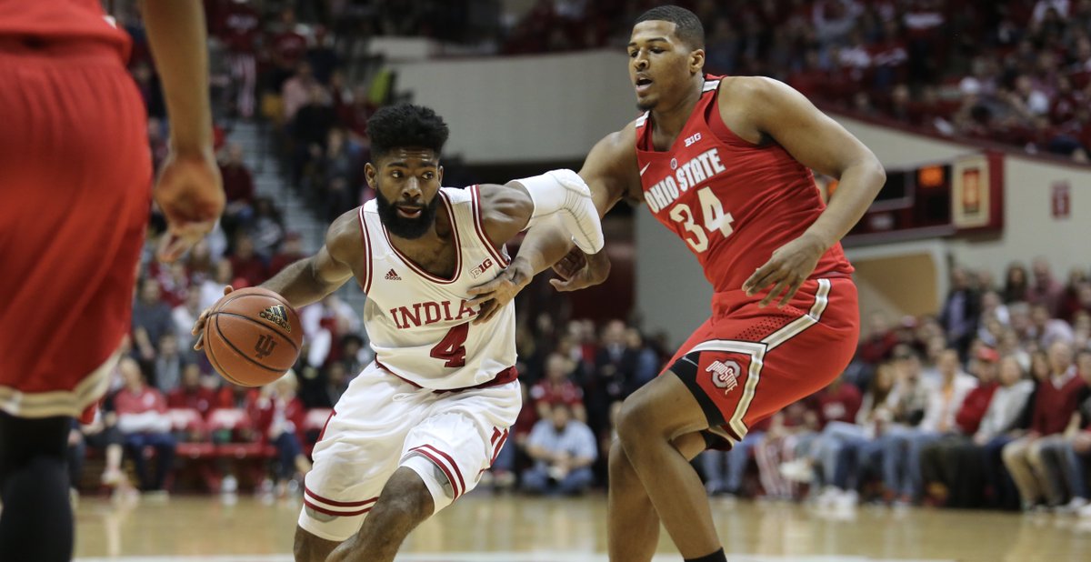 SethTow's tweet image. Updated recap: No. 16 Ohio State 80, Indiana 78 in 2OT. Quotes from Robert Johnson, Juwan Morgan and Archie Miller included.
#iubb 
indiana.247sports.com/Article/Indian…