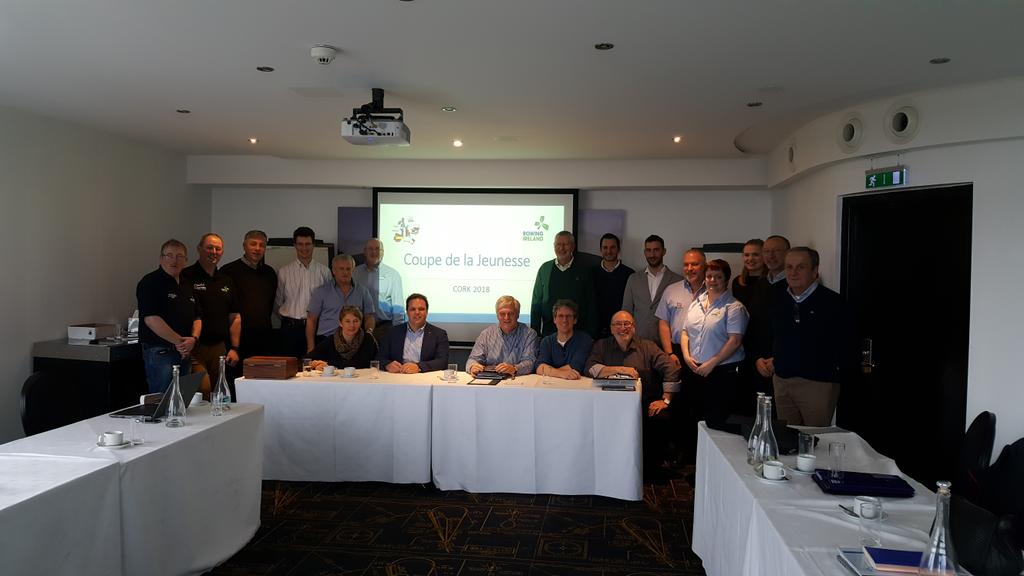 Welcome our coupe delegates to Cork this am.