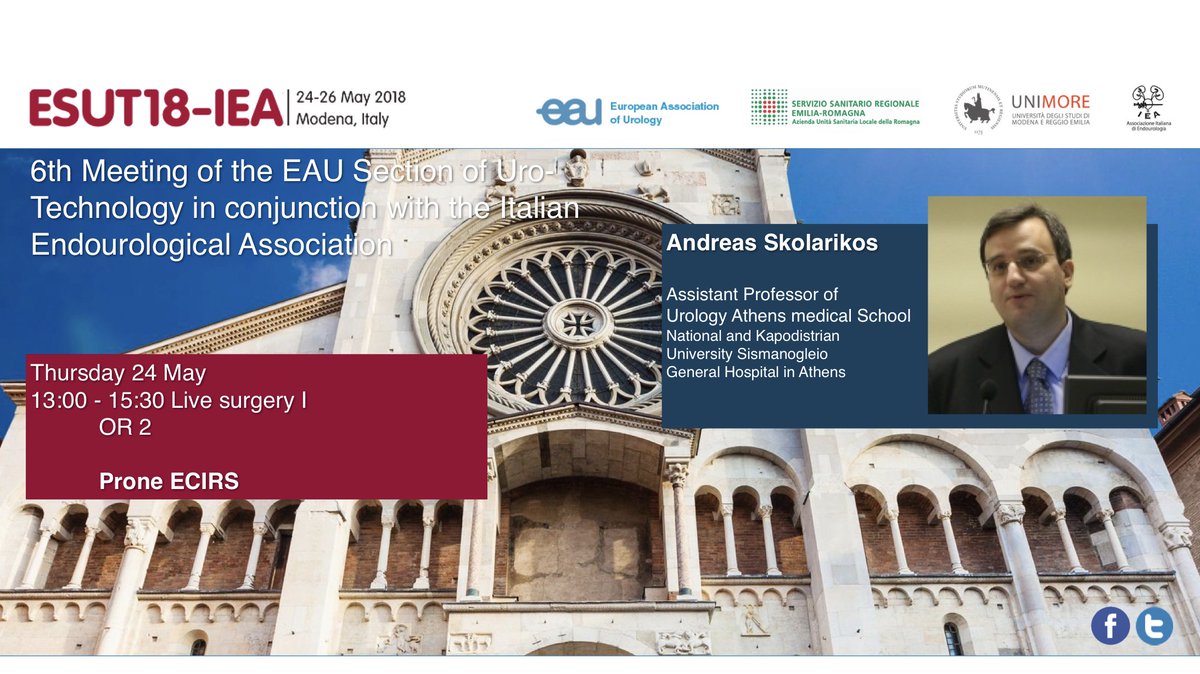 eauesut's tweet photo. ESUT18-IEA: Endoscopic Combined Intrarenal Surgery #esutiea18 #endoscopic #combined #intrarenal #surgery #cancer #endourology #livesurgery #modena #uroweb #urowebesu #urotechnology #esut18 #eauesut @evanliats @bmr6d4 @JGomezRivas https://t.co/BvdincVzF2