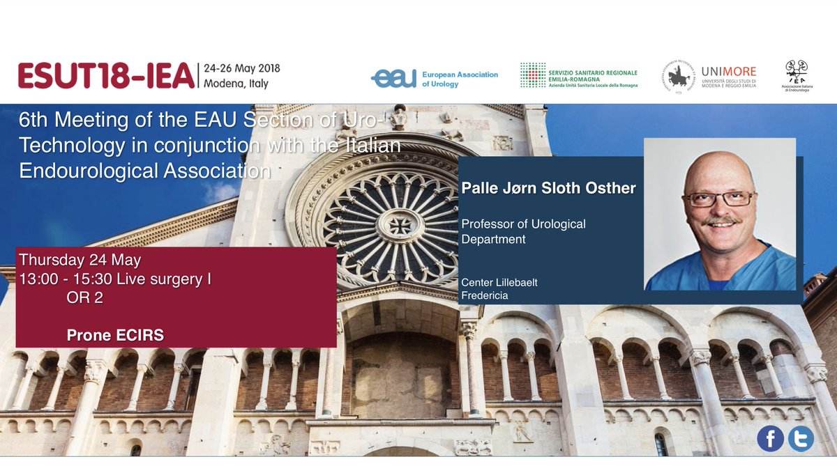 eauesut's tweet photo. ESUT18-IEA: Endoscopic Combined Intrarenal Surgery #esutiea18 #endoscopic #combined #intrarenal #surgery #cancer #endourology #livesurgery #modena #uroweb #urowebesu #urotechnology #esut18 #eauesut @evanliats @bmr6d4 @JGomezRivas https://t.co/BvdincVzF2