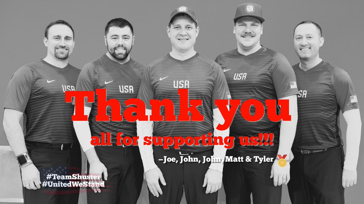 Our backs were against the wall at times but we couldn’t have done it without our family, friends and fans standing behind us. We appreciate every one of you. THANK YOU! 👏🥇🇺🇸