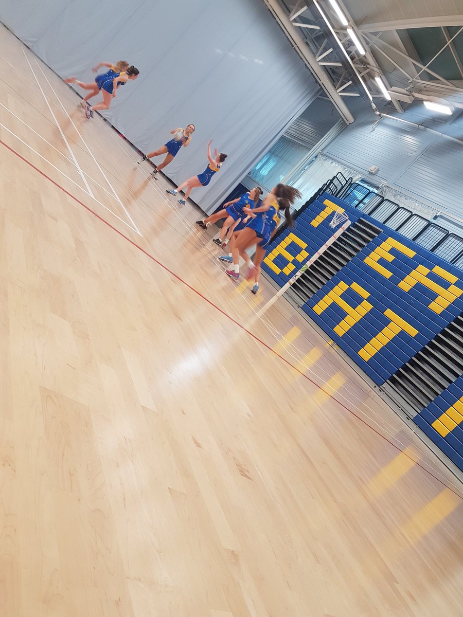 emma_emmaisaac's tweet photo. @TeamBathNetball U19's warming up ready for today's match vs @SurreyStorm #gameday #gobath #canwemakeit4/4? 💙💛 https://t.co/QOr2GtOgvl